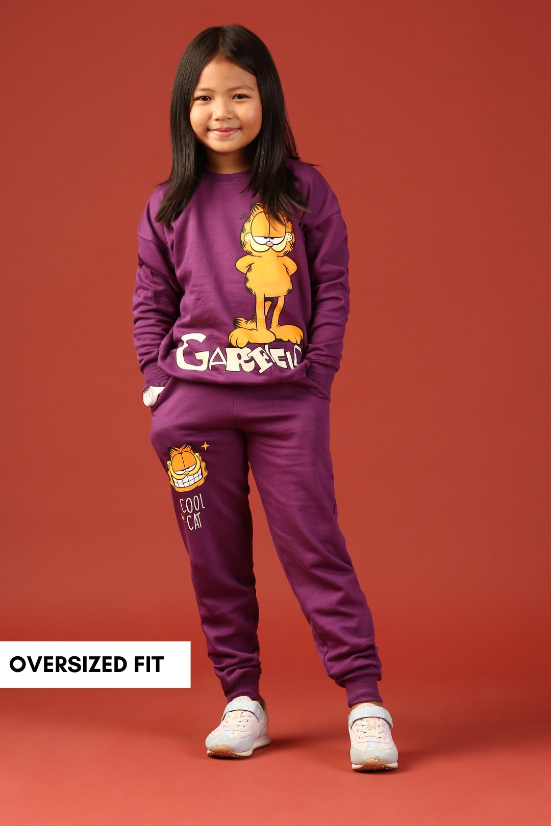 Garfield Classic Purple Co-ord set