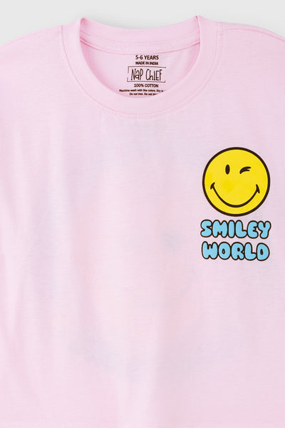 SMILEYWORLD ® Colourblock Heart Girls Co-Ord Set