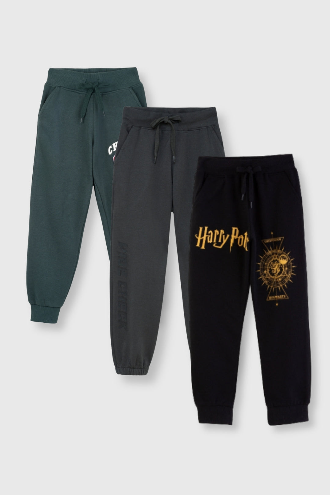 Chief Green and Harry Potter Joggers Pack Of 3