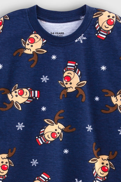Reindeer Holiday Pajama Set