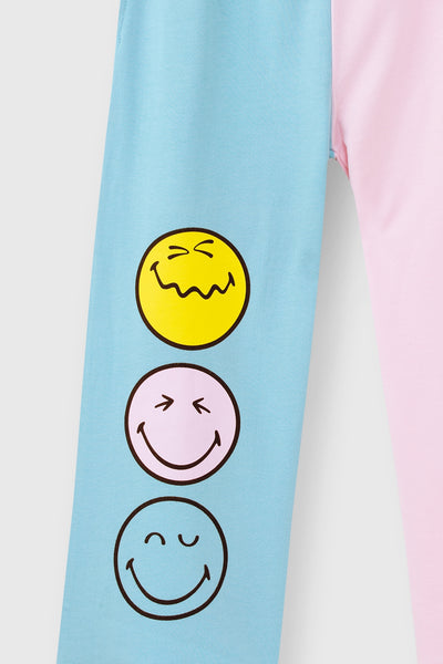 SMILEYWORLD ® Colourblock Heart Girls Co-Ord Set