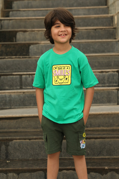 Serve Up Smiles SpongeBob Shorts Set