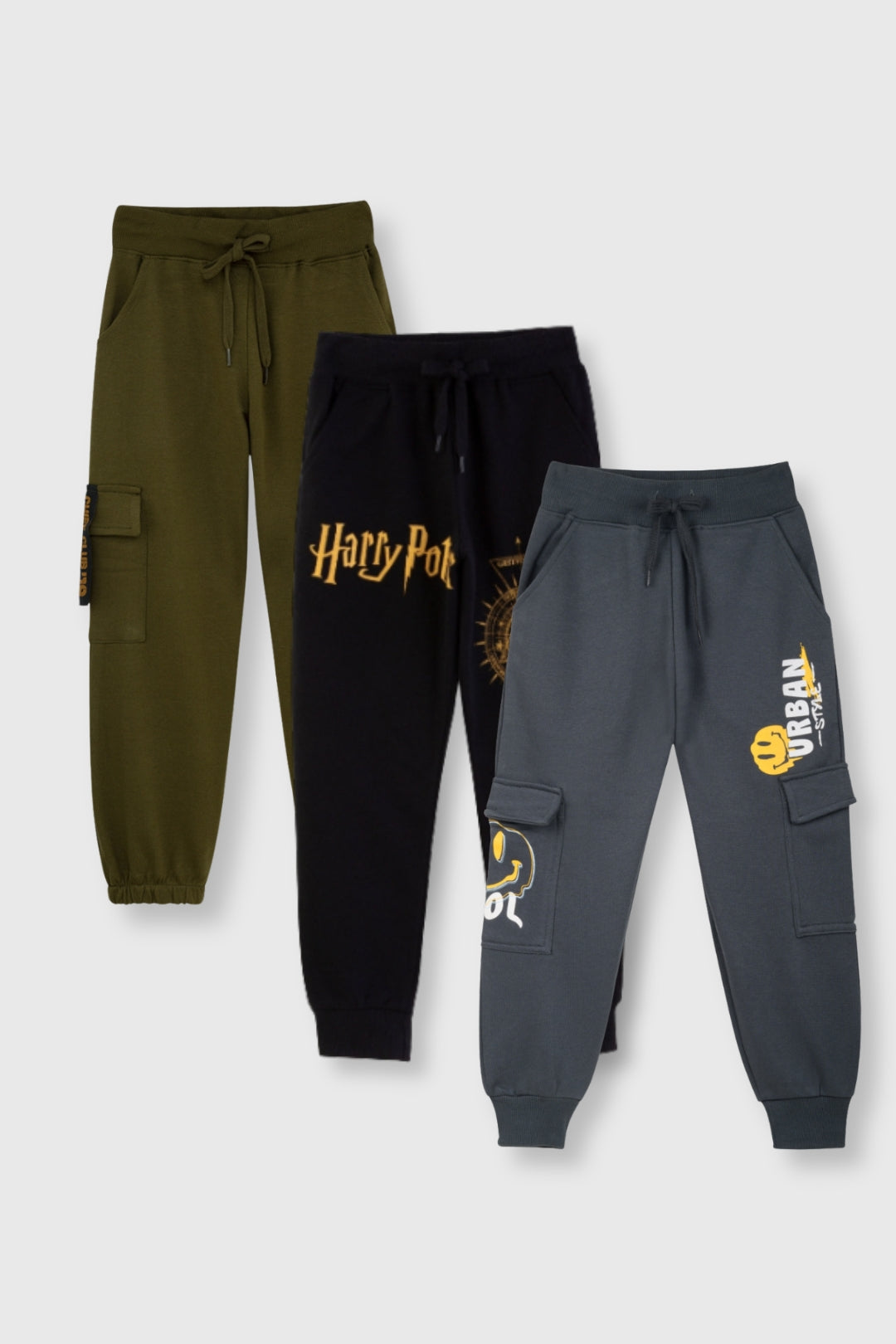 Chief Club Goated and Harry Potter Joggers Pack Of 3