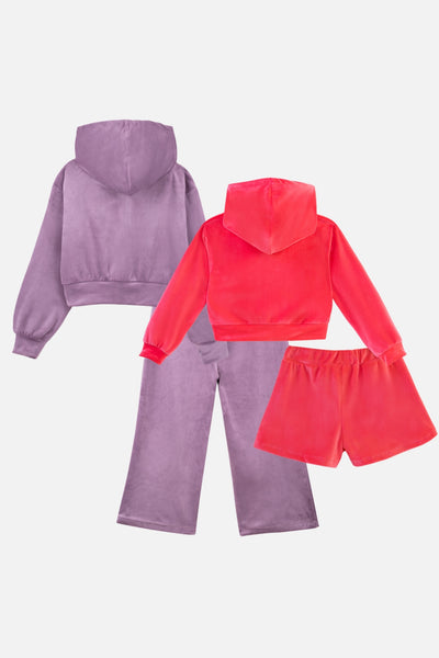 Unicorn and Los Angeles Velour Co-Ord Sets Pack Of 2