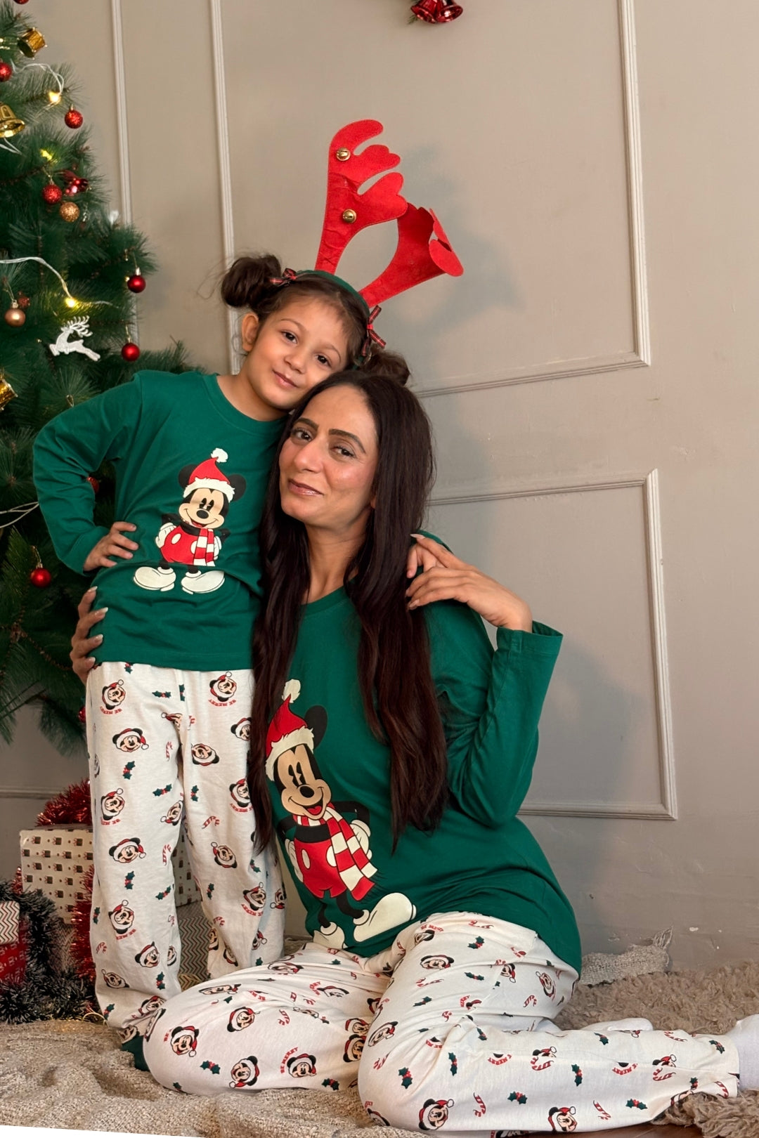 Merry Mickey Mouse Pajama Set For Family