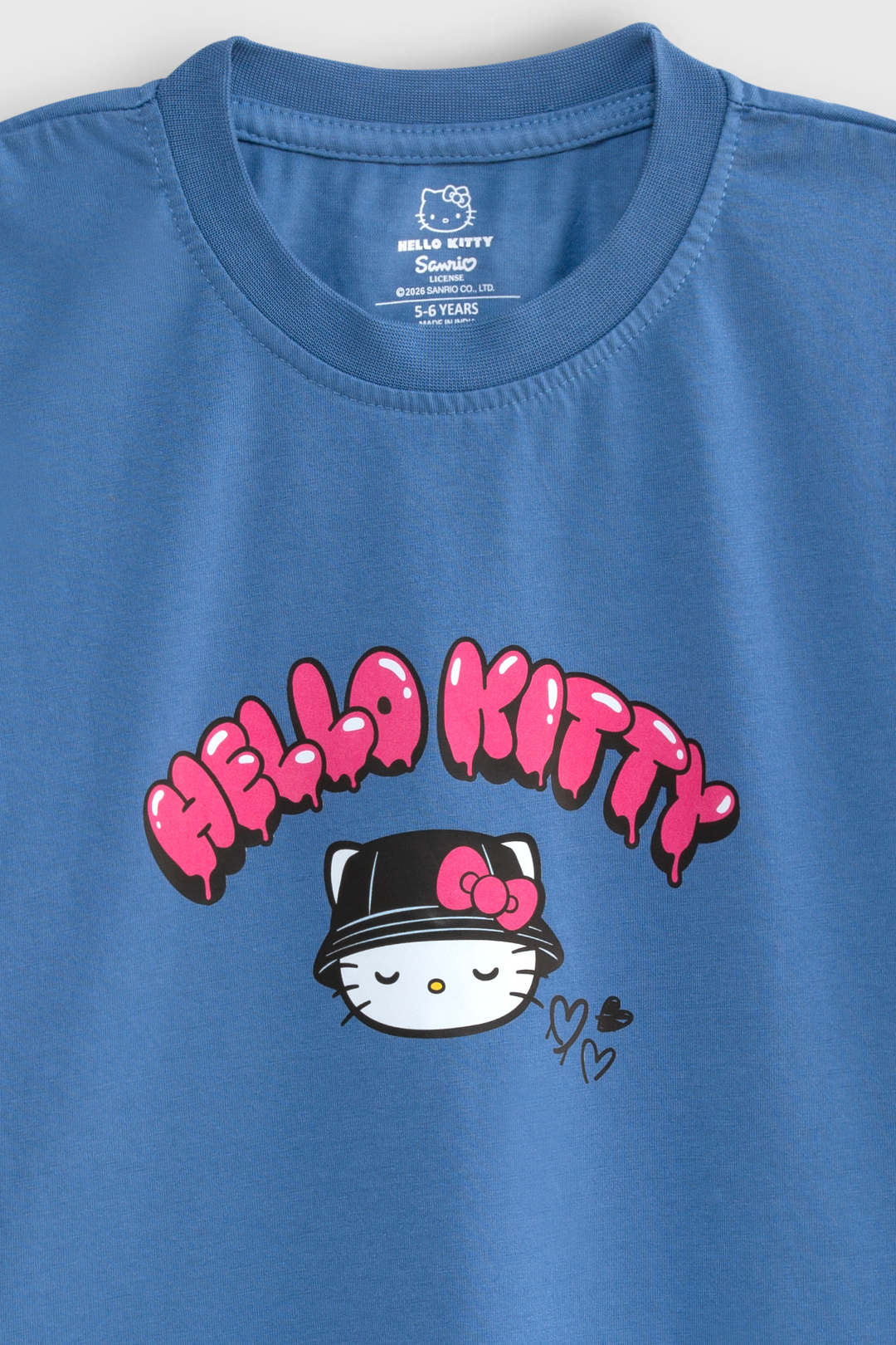 hello kitty trendy shorts co-ord for girls
