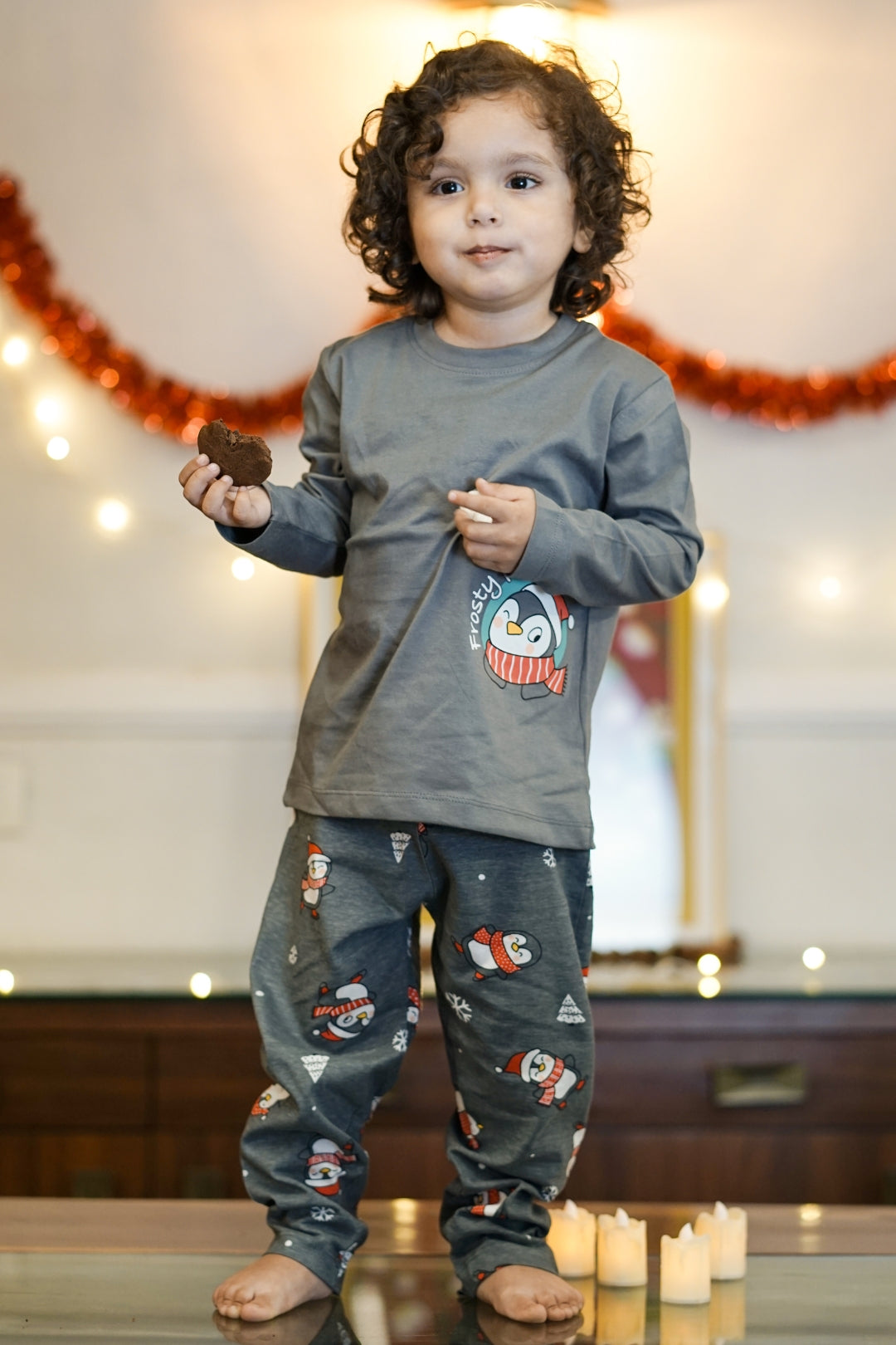 Cozy Penguin Pajama Set