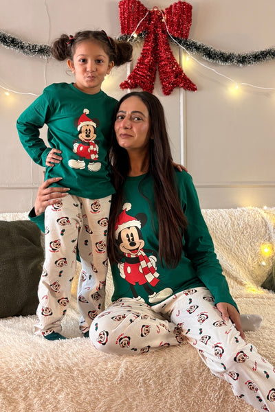 Merry Mickey Mouse Pajama Set For Family