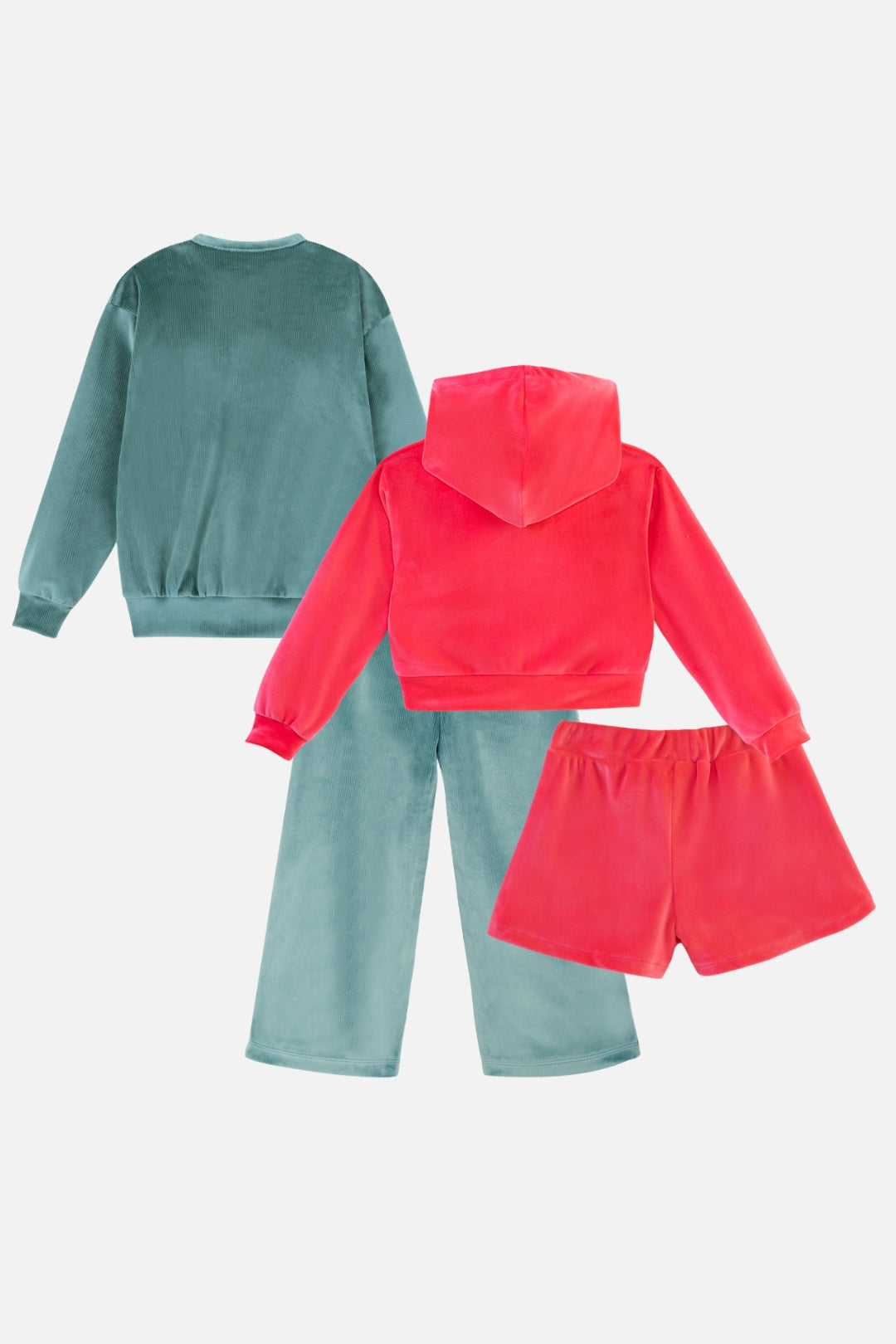 Velvet Co-Ord Sets Pack Of 2