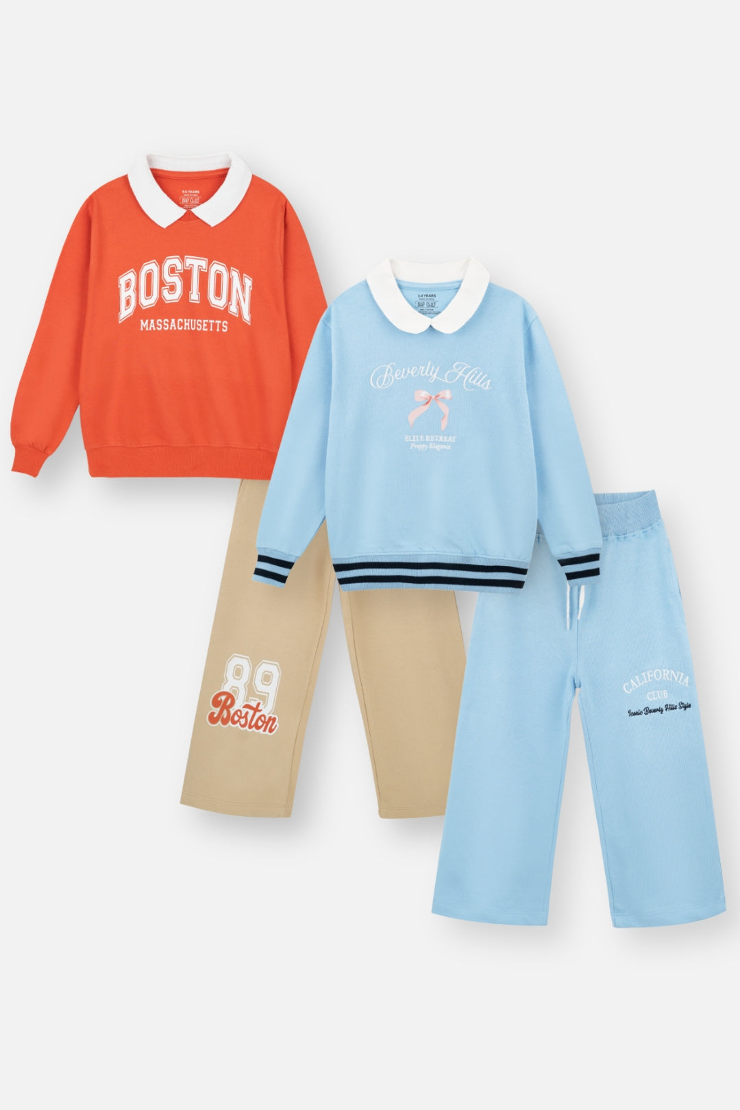 Boston and Beverly Hills Co-Ord Set Pack Of 2