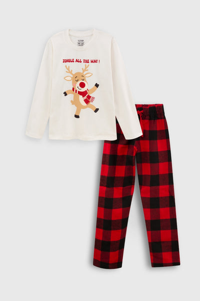 Jingle All The Way Flannel Pajama Set For Family