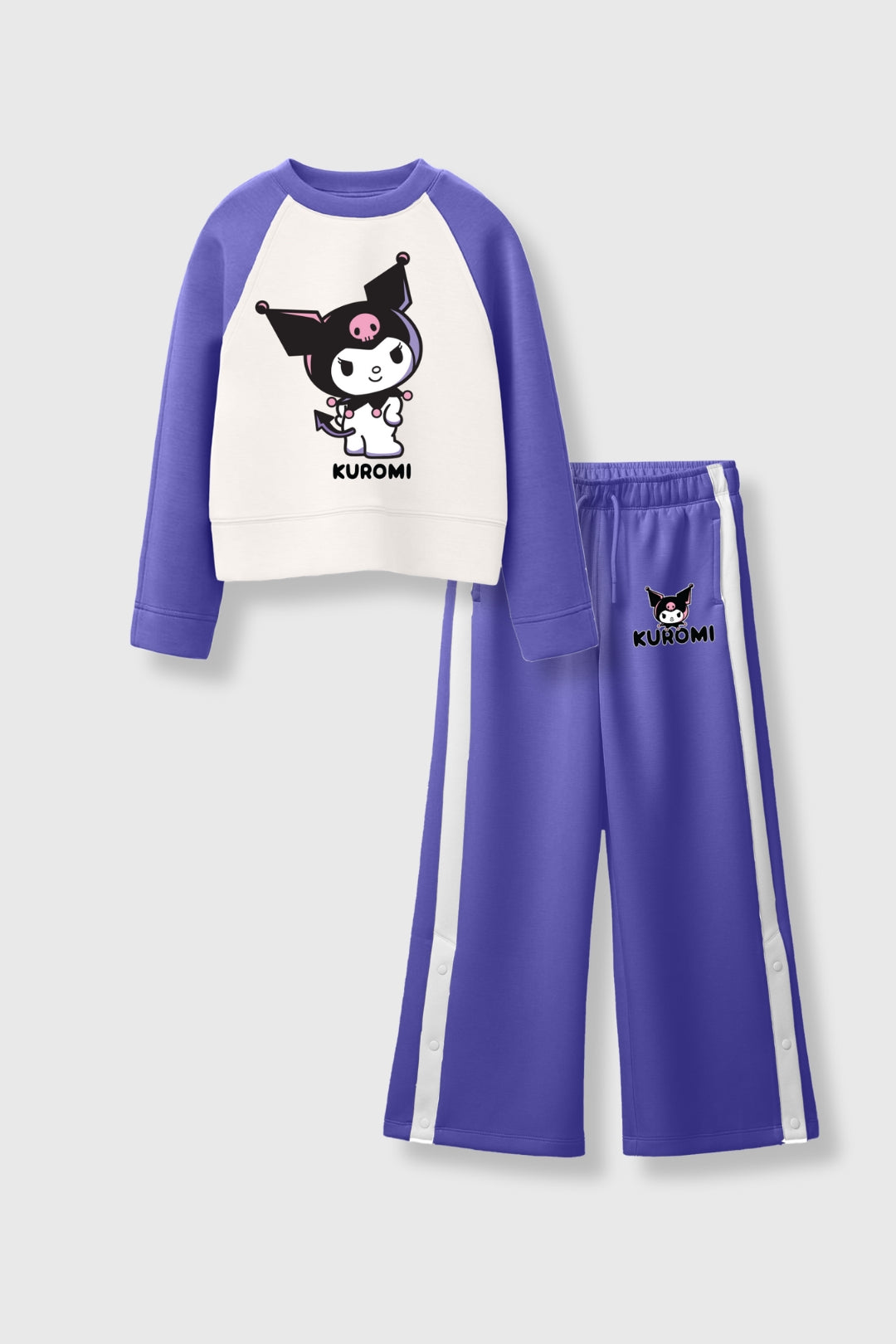 kuromi co-ord set for girls