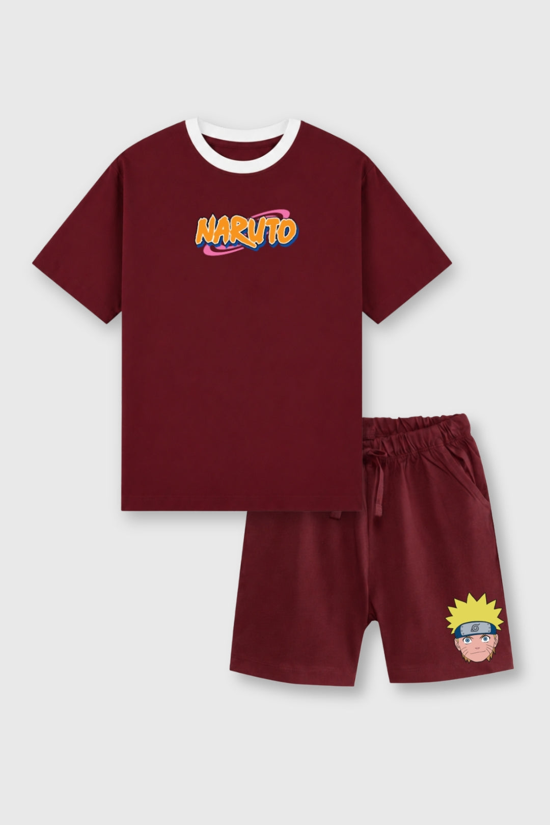 Naruto Uzumaki Shorts Set