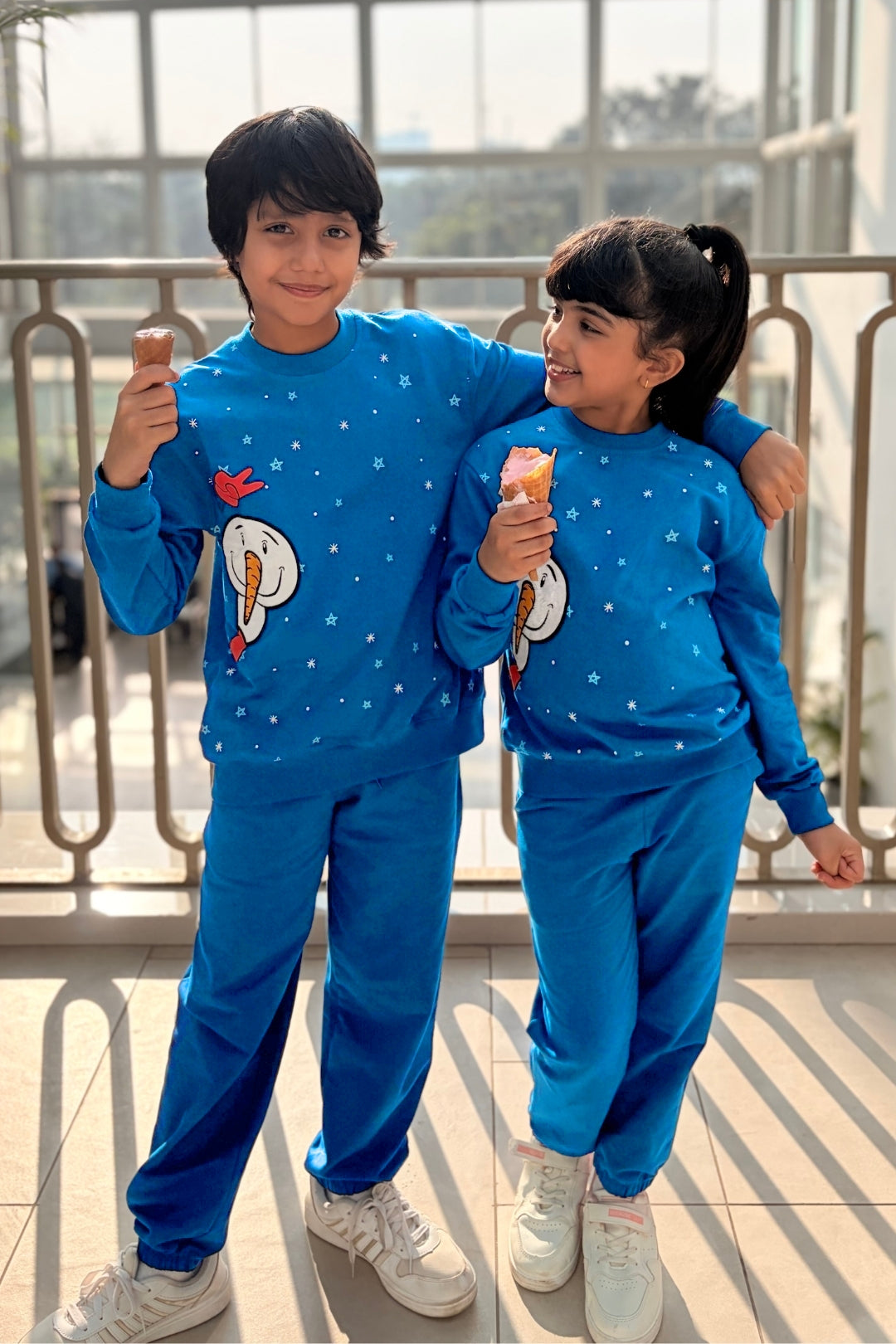 Snowman Blue Co-Ord Set
