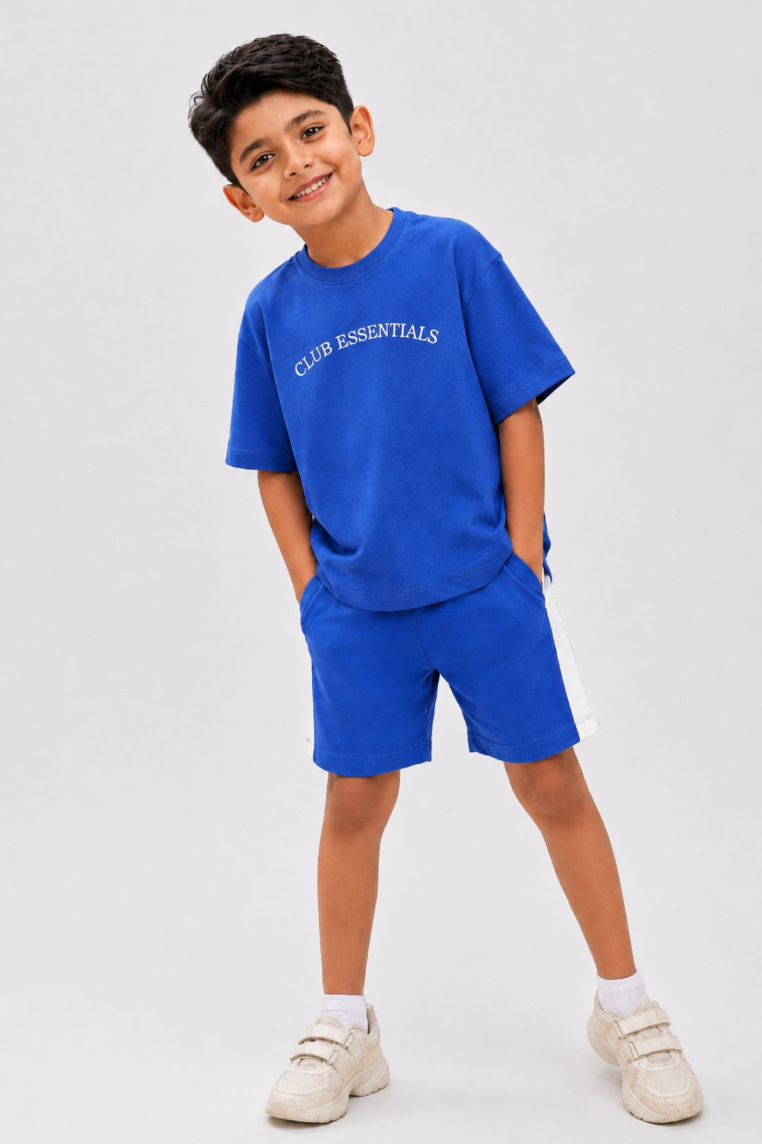 Chill Club Essentials Midnight Wave Shorts Set