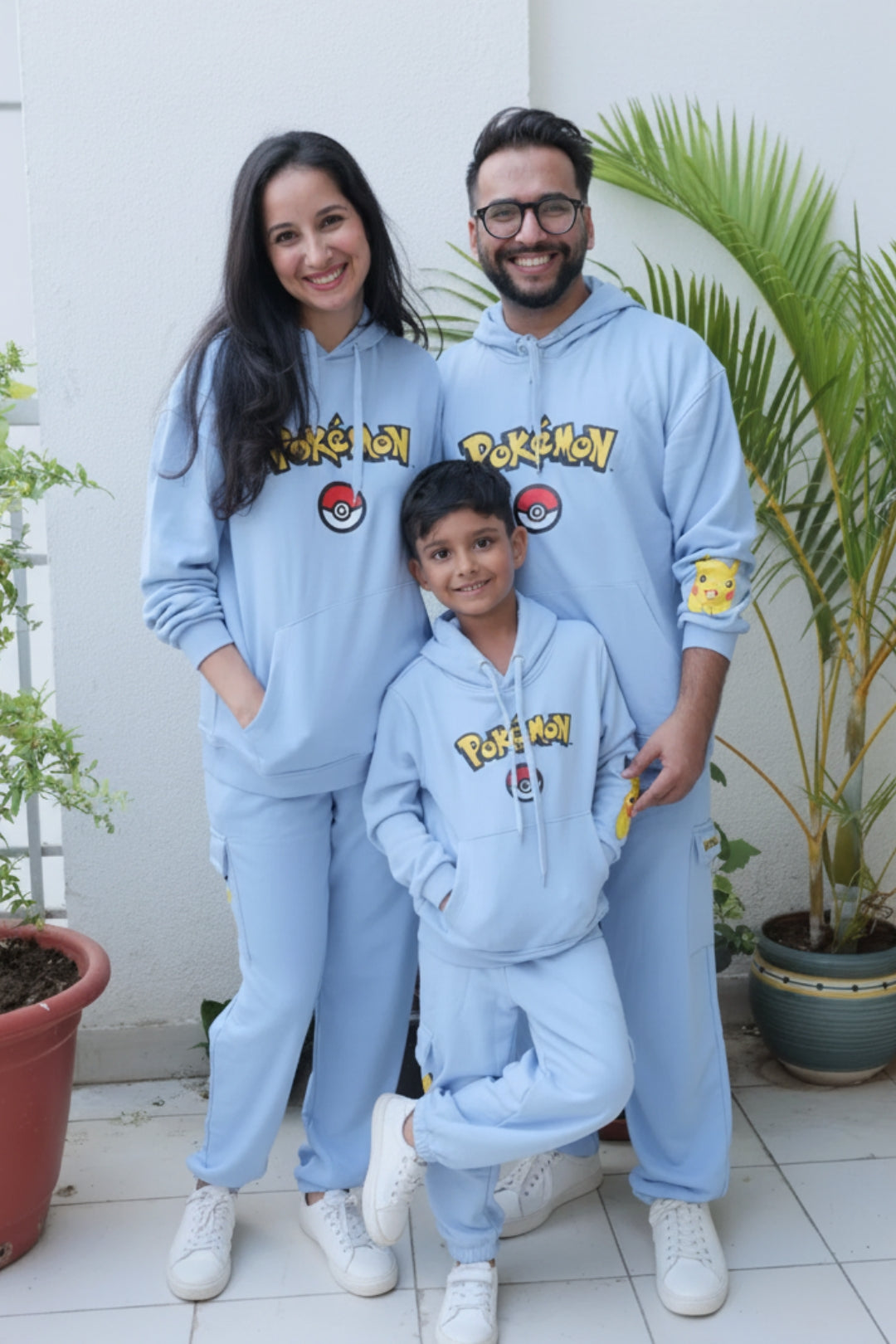 Pokémon Blue Co-Ord Set For Family