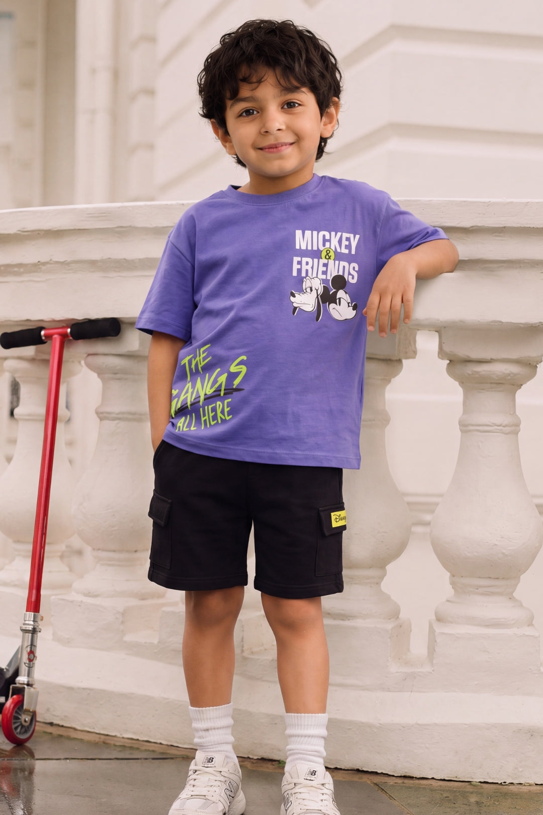 Mickey Squad Cargo Shorts Set