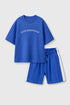 Chill Club Essentials Midnight Wave Shorts Set