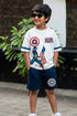 Captain America Shield Mode Co-Ord Set