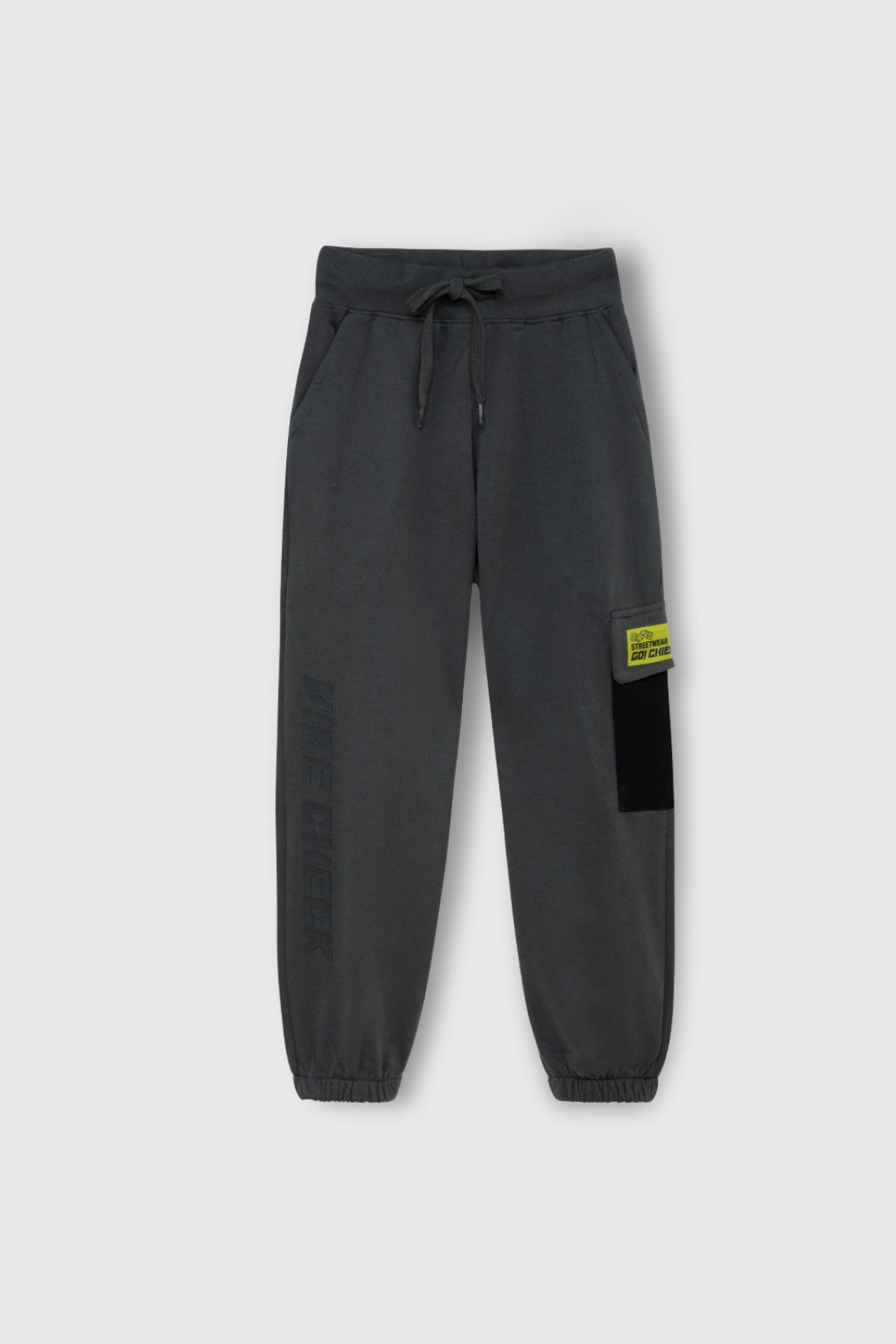 Vibe Check Dark Grey Jogger