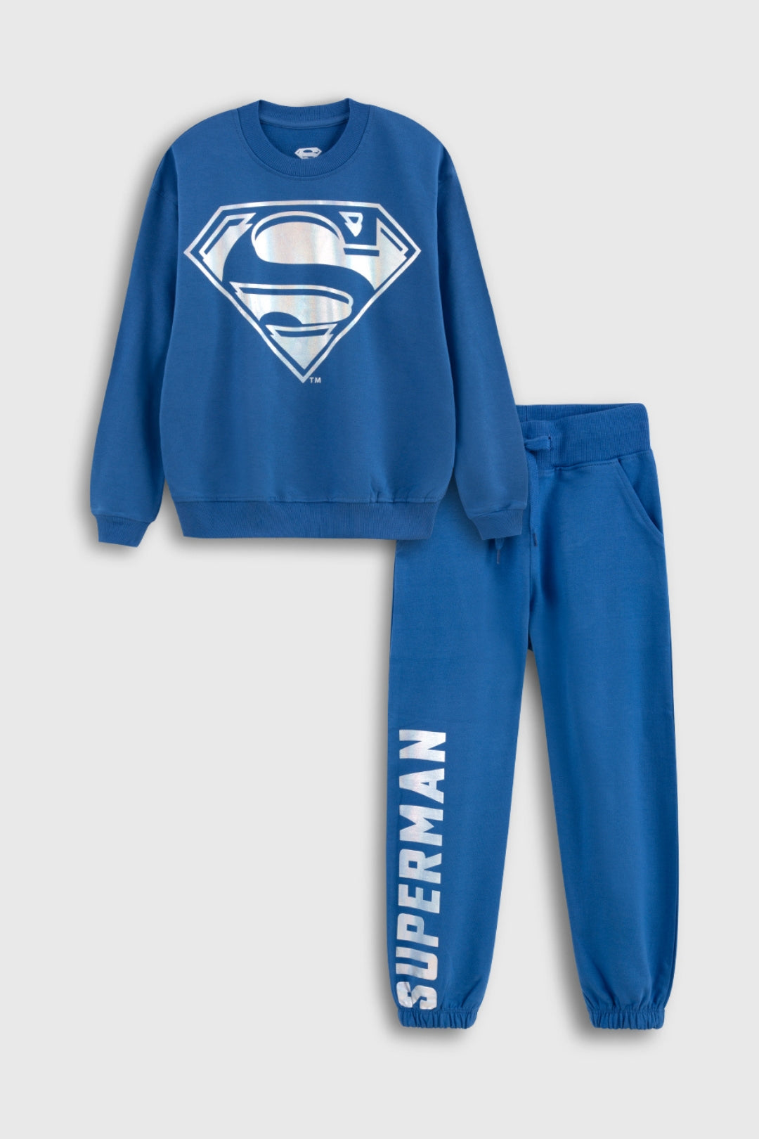 Superman In Blue Co-Ord Set