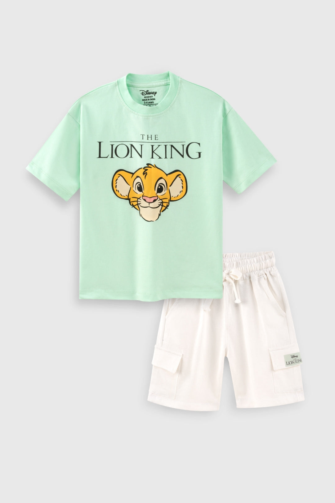 disney lion king casual co-ord set for boys
