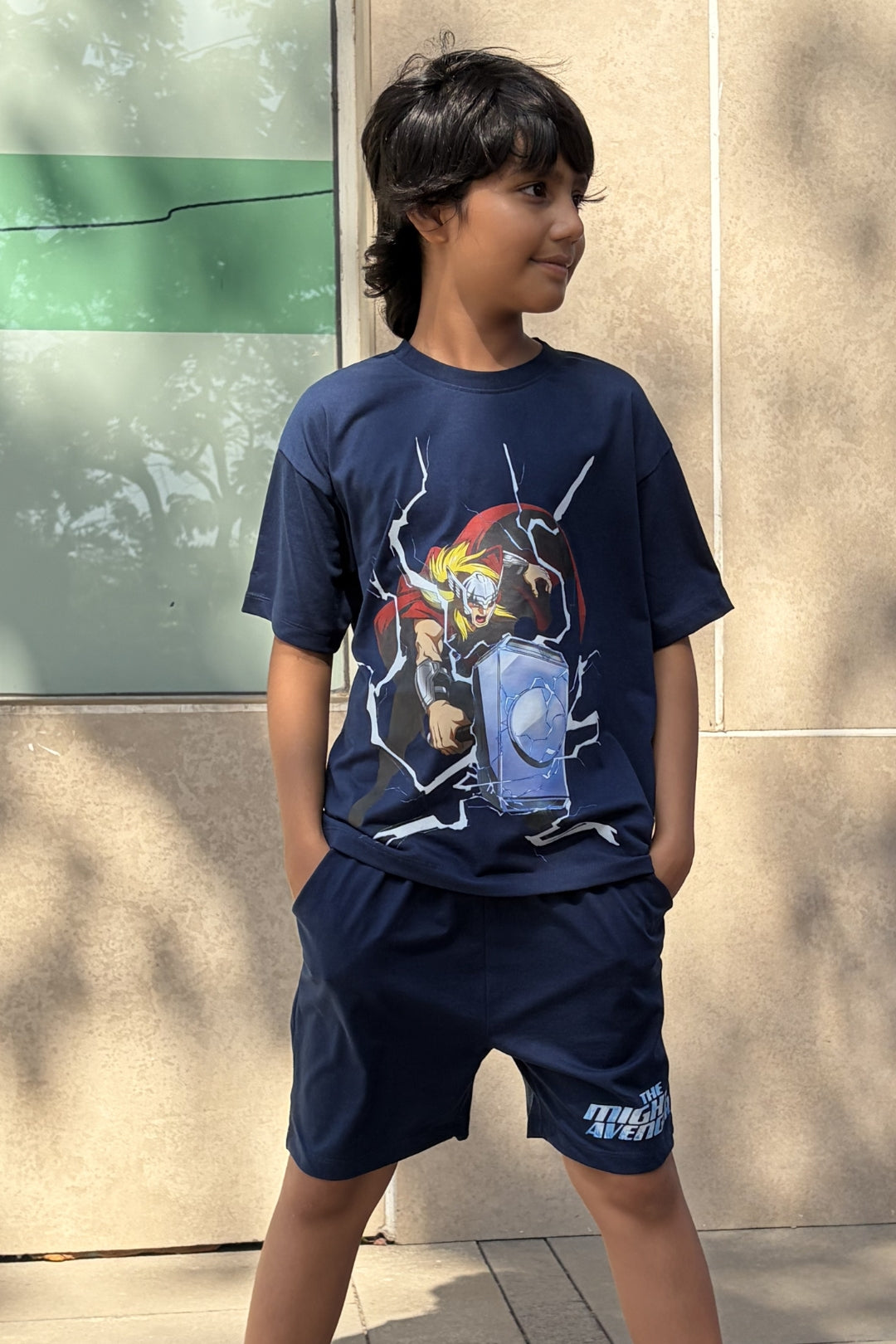 Thor Mjolnir Shorts Set