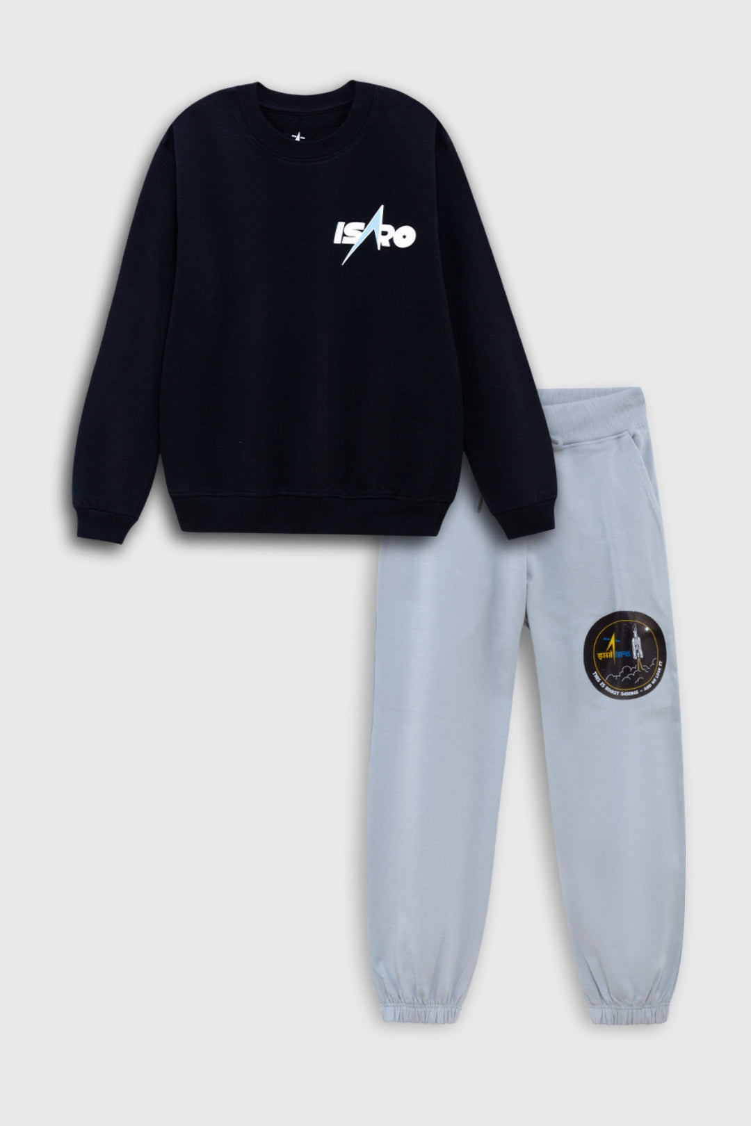 isro sweatshirt co-ord set for boys