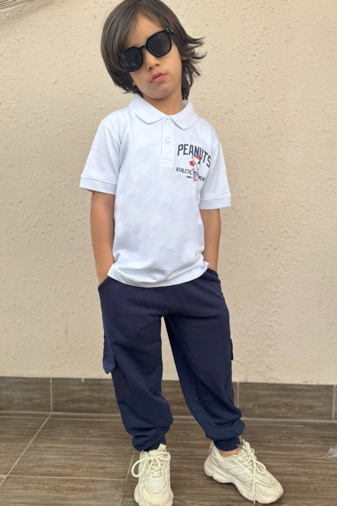 snoopy jogger and t-shirt set for boys