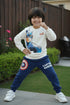 captain america winter co-ord set for boys