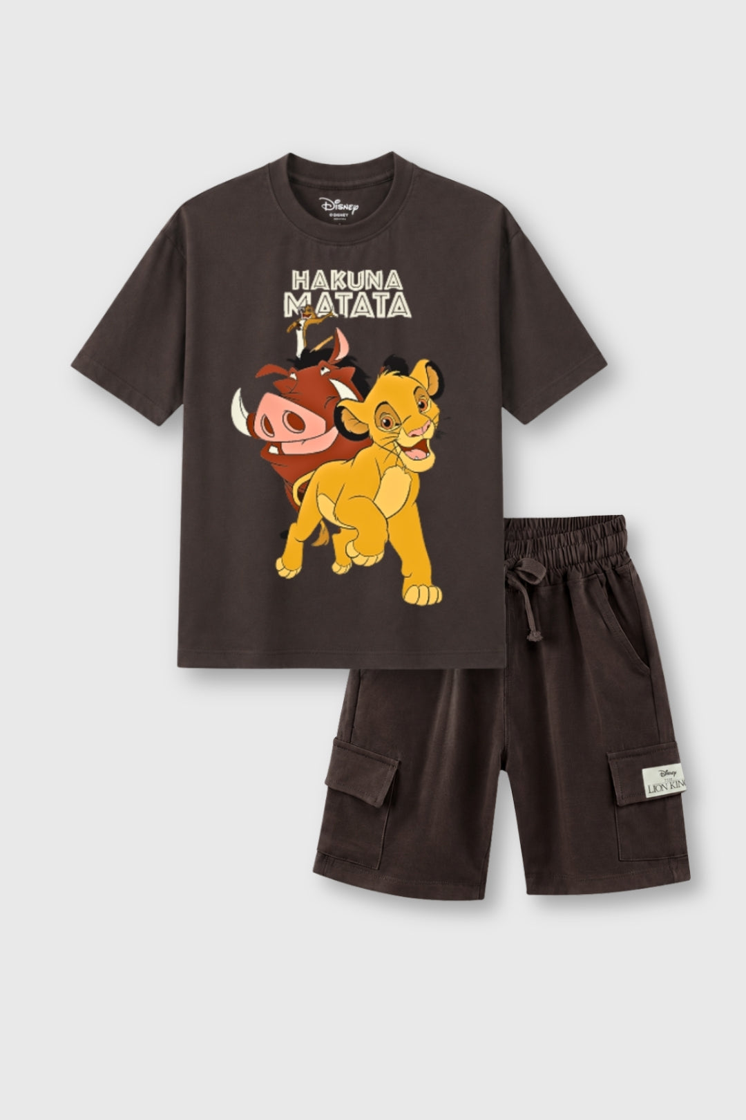 Roar With Hakuna Matata Cargo Shorts Set