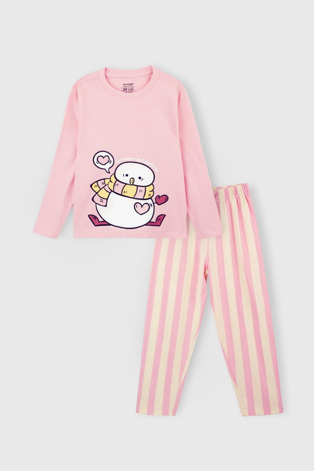 Hearty Snowman Pajama Set