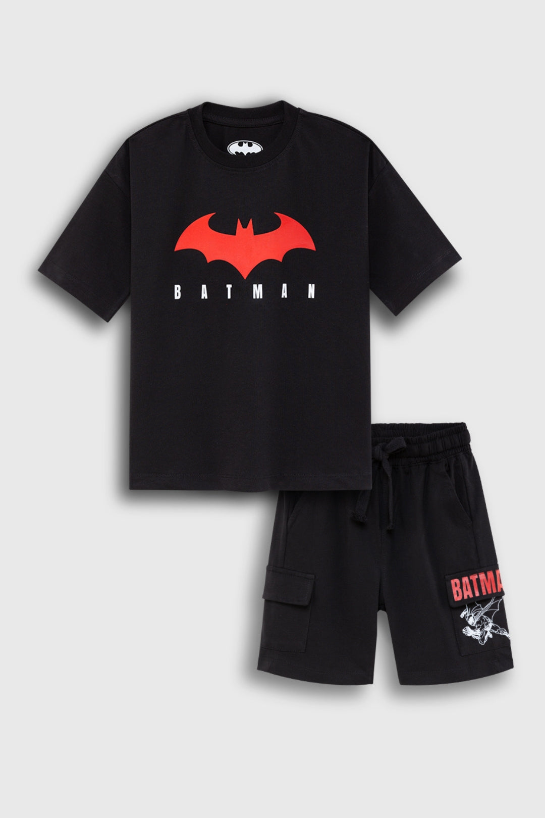 Batman Core Cargo Shorts Set