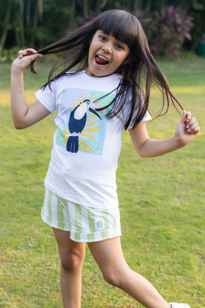 Toucan Bird Shorts Set