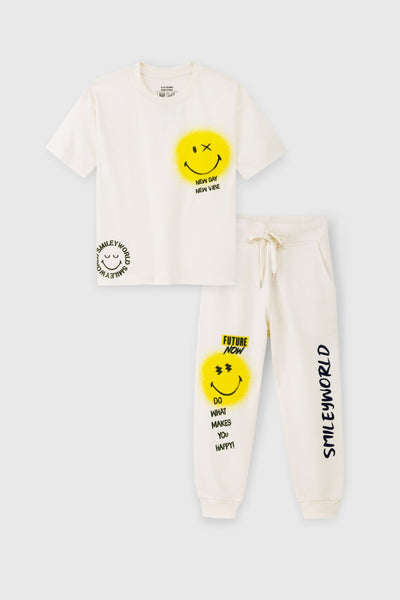 SMILEYWORLD ® New Day New Vibe Co-Ord Set