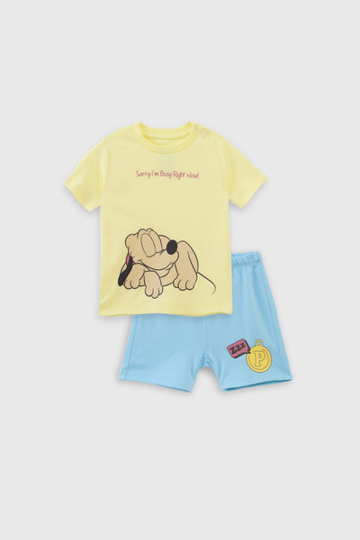 Pluto Napping Short Set for Infant