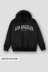 Los Angeles Black Velvet Hoodie