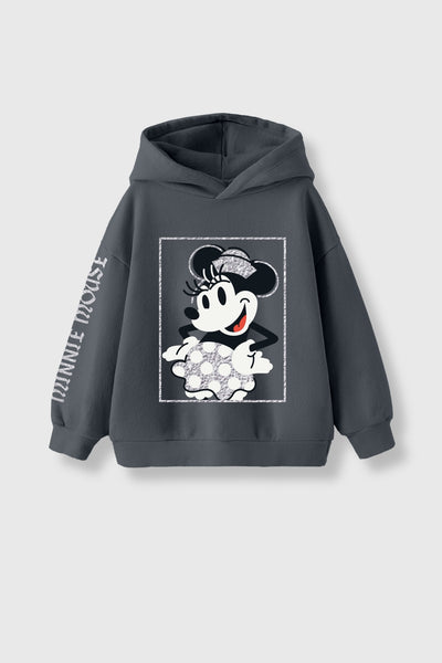 Minnie Grey Hoodie