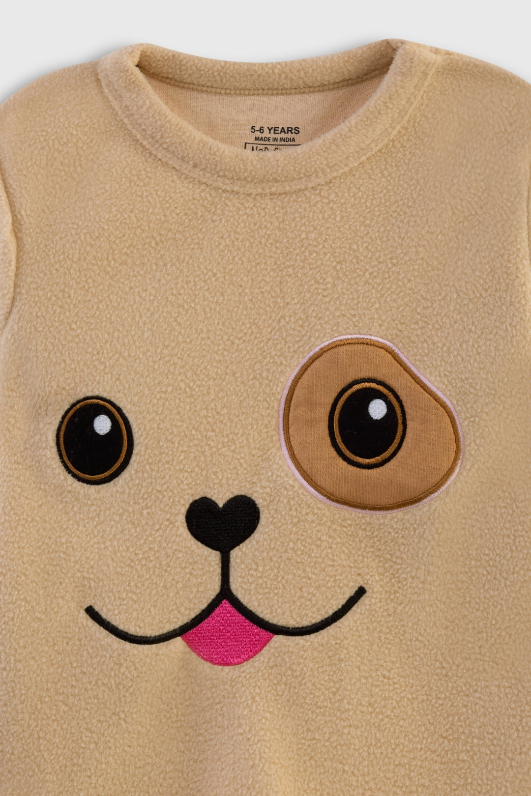 Puppy Beige Polar Fleece Set