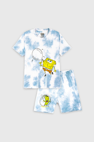 Spongebob Classic Tie & Dye Shorts Set