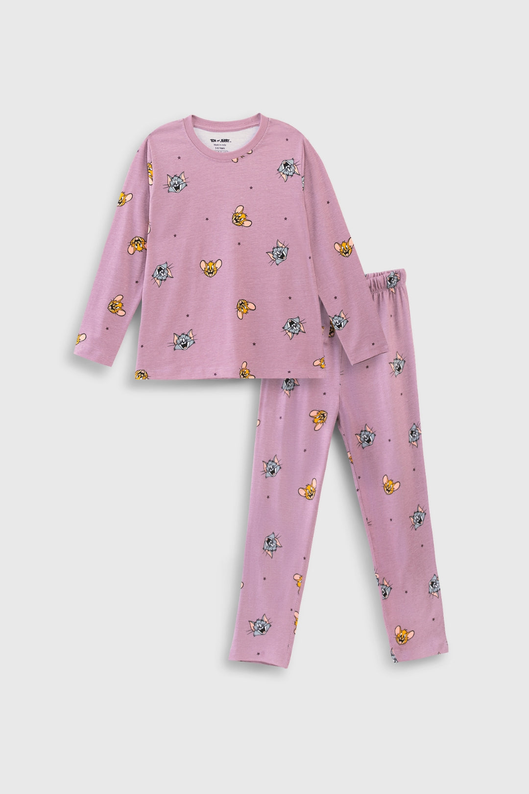 Tom and Jerry Classic Purple Pajama Set for Family