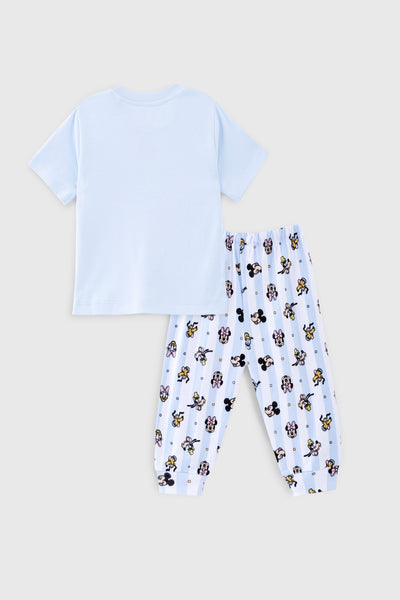 Mickey classic stripped Pajama Set for Infant