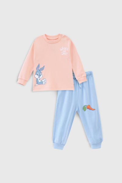 Bugs Bunny Baby Carrot Pajama Set for Infant