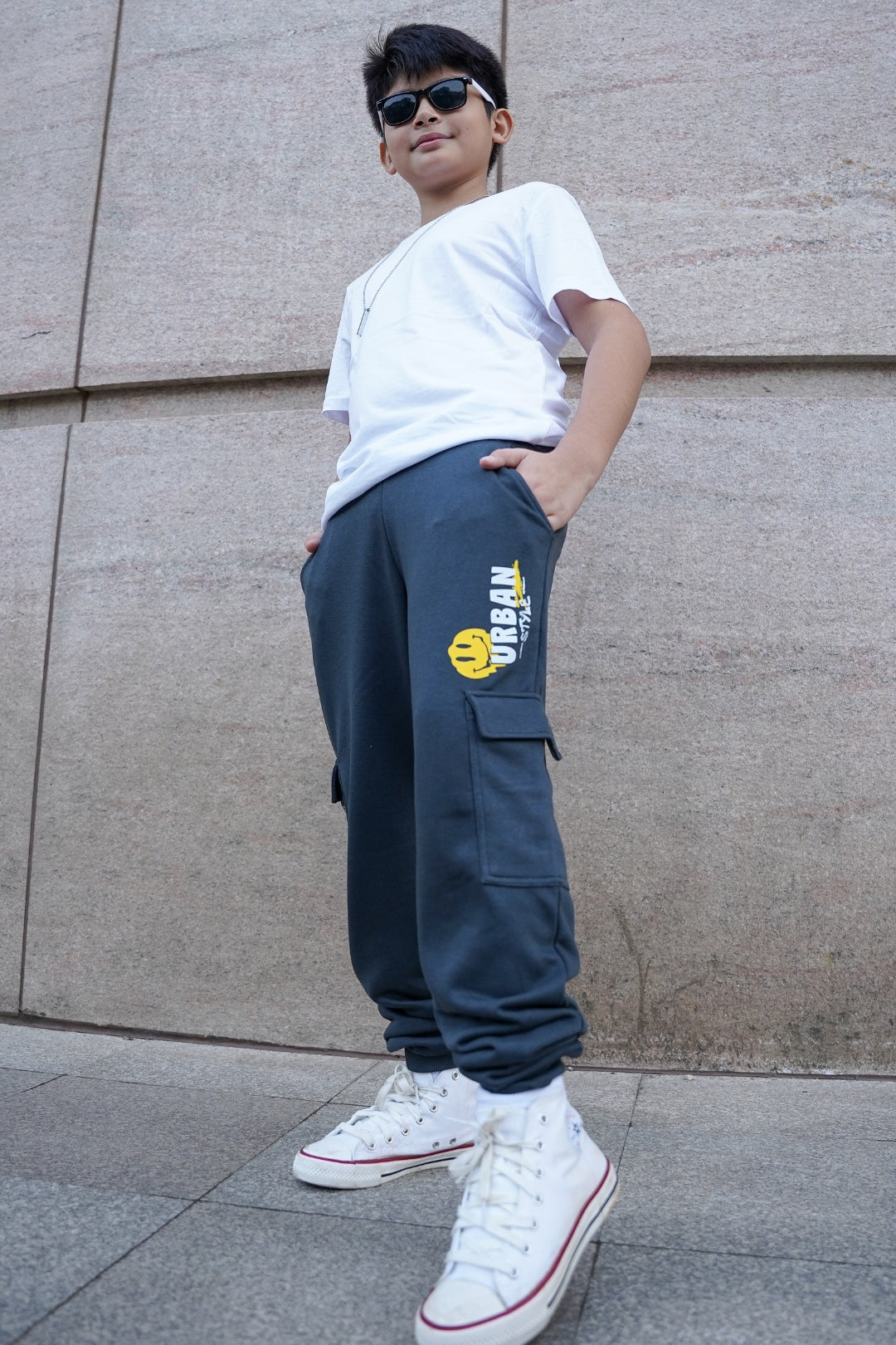 Urban Style Smiley Joggers