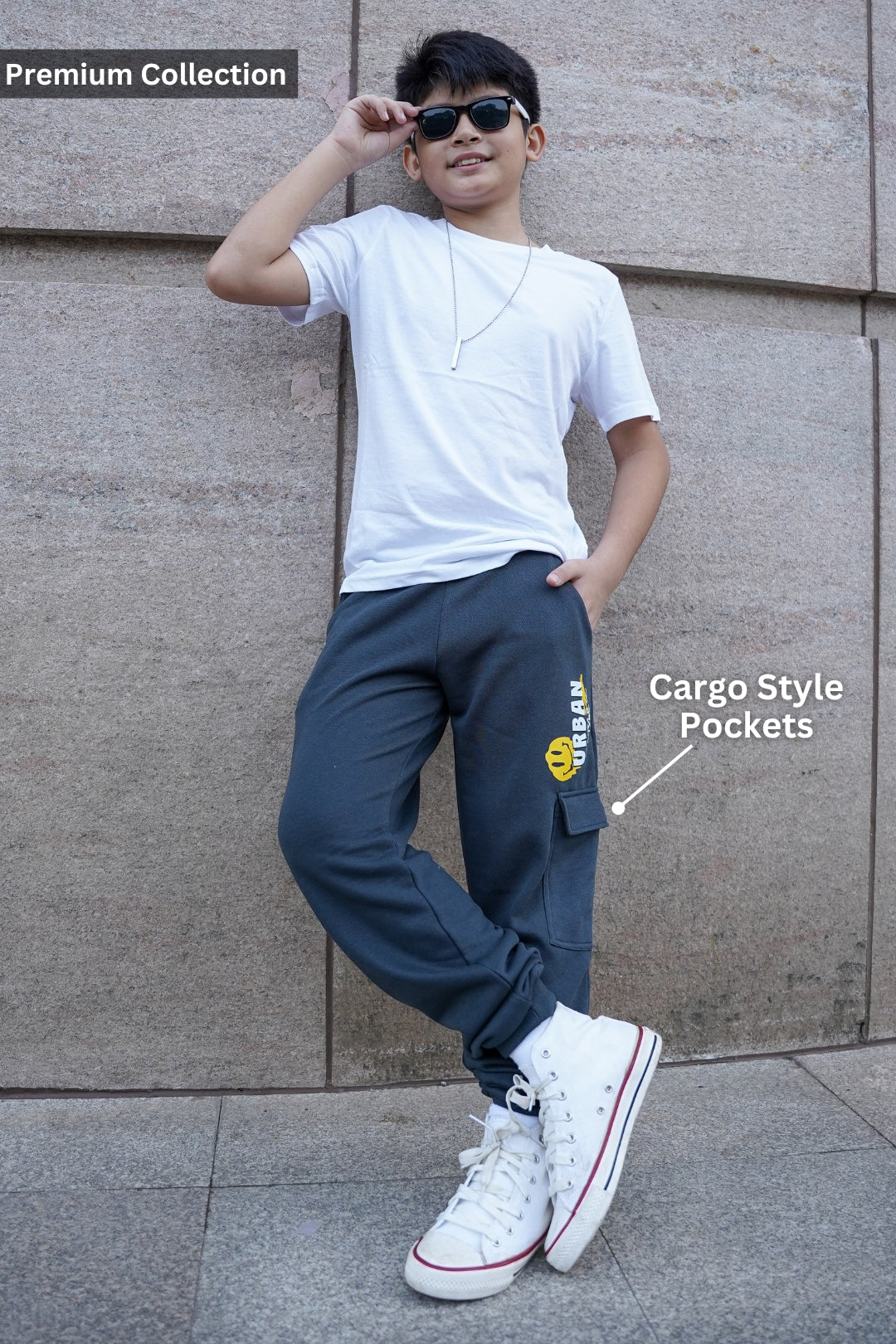 Urban Style Smiley Joggers