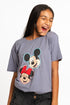 Mickey and Minnie Faces T-Shirt