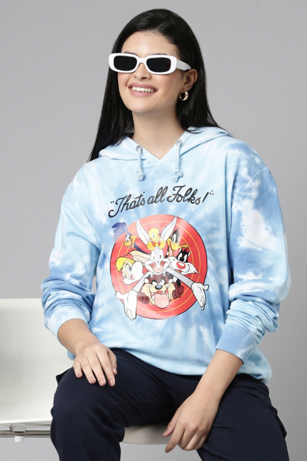 Looney Tunes Tie & dye Hoodie for Family