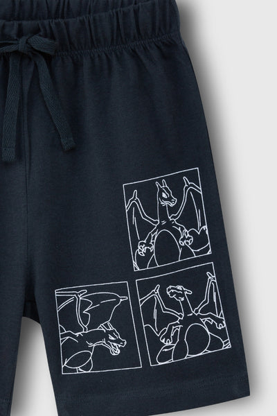 Charizard Fire Shorts Set