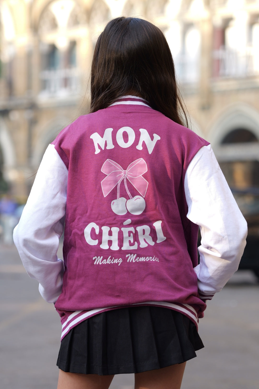 Mon Cheri Varsity Jacket