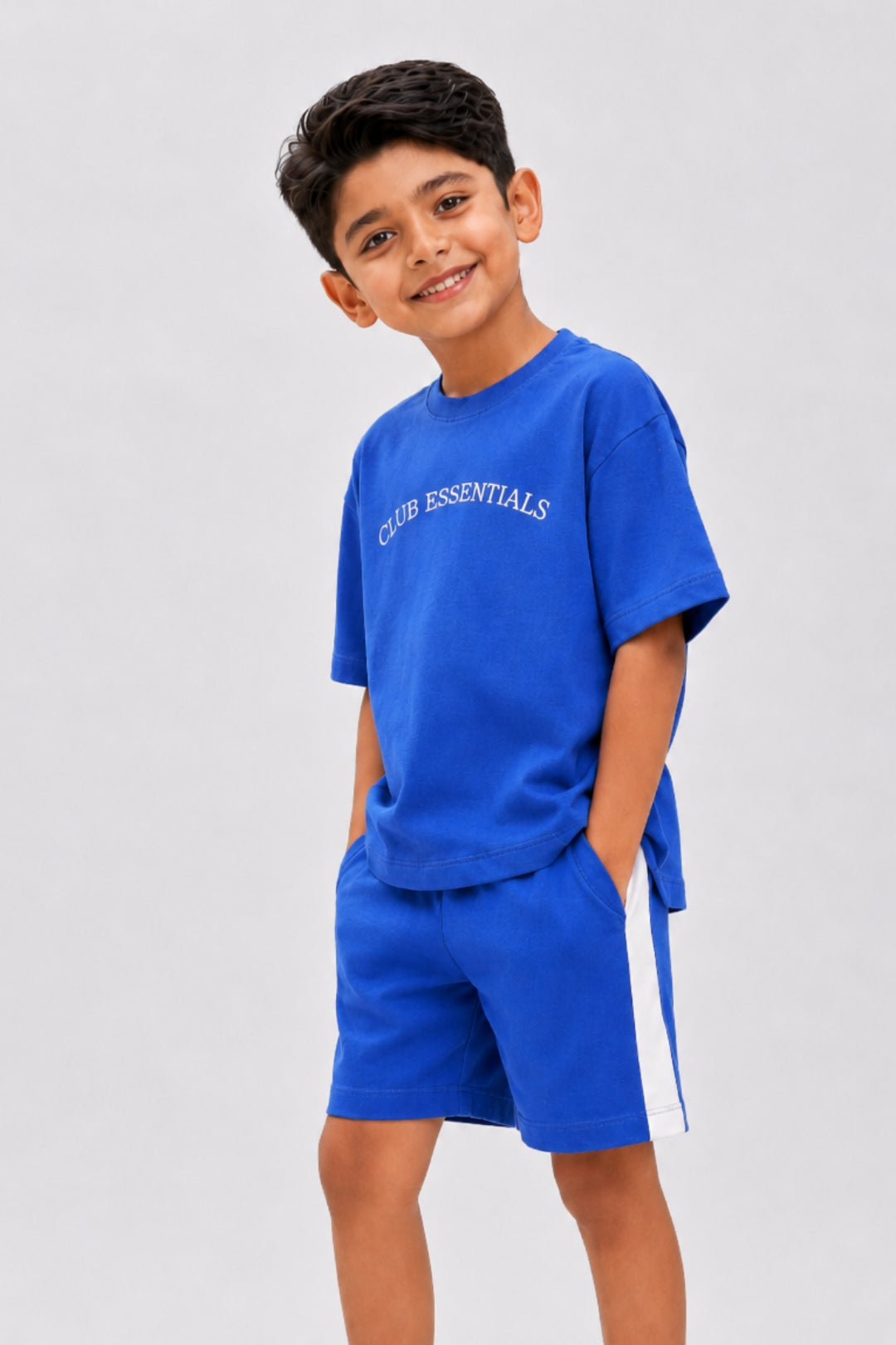 Chill Club Essentials Midnight Wave Shorts Set